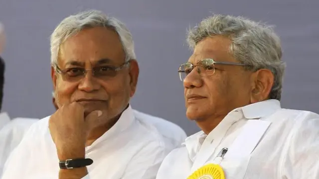 नीतीश कुमार, सीतीराम येचुरी