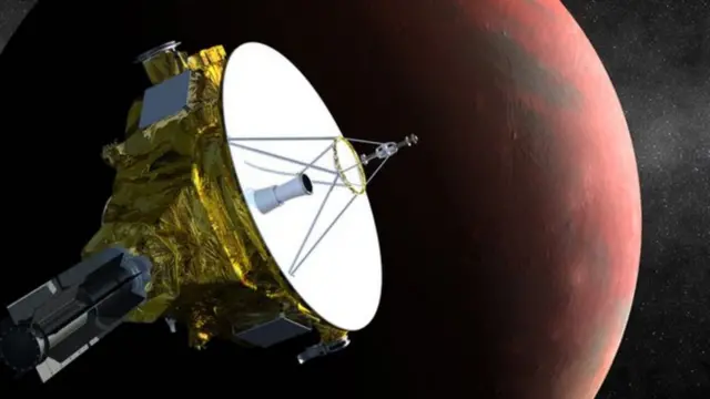 Animação da sonda New Horizons