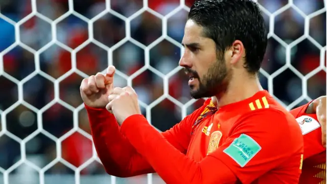 Isco consiguió el empate para España.