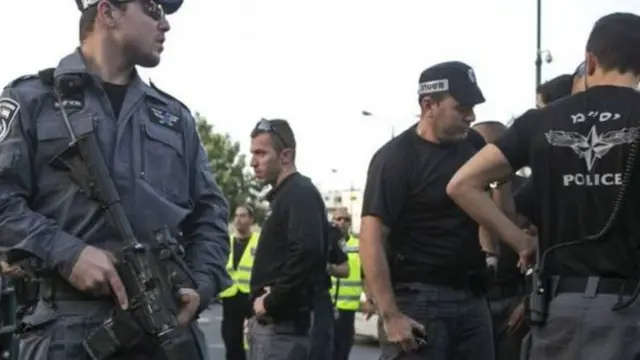 رجال شرطة إسرائيليون