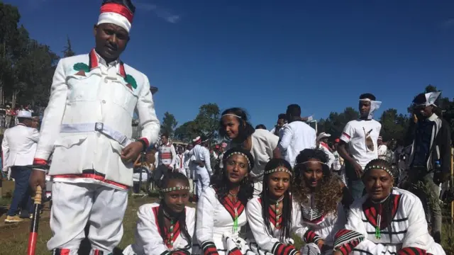 በአዲስ አበባ የተከበረው የኢሬቻ በዓል ታዳሚዎች