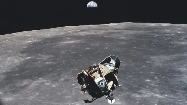 Imagen del módulo lunar.