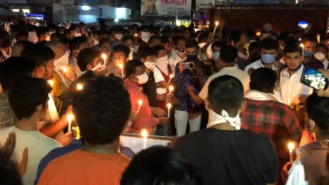 બનાસકાંઠામાં કૅન્ડલ માર્ચ