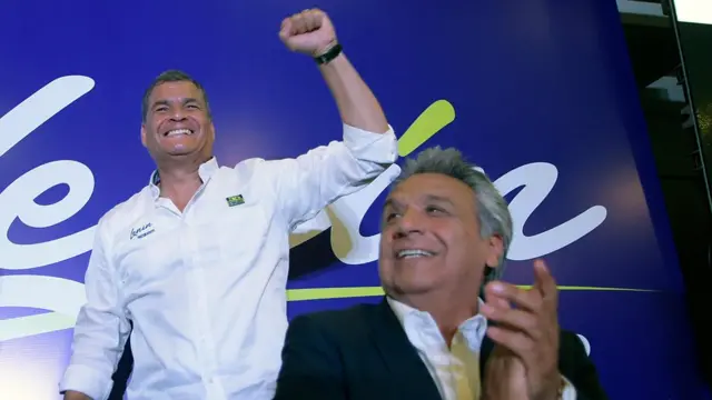 Rafael Correa y Lenín Moreno