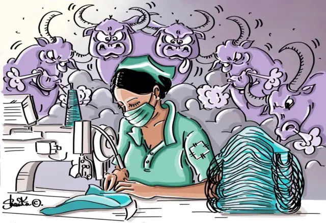 ඇගලුම් කම්හල් සේවකයන්