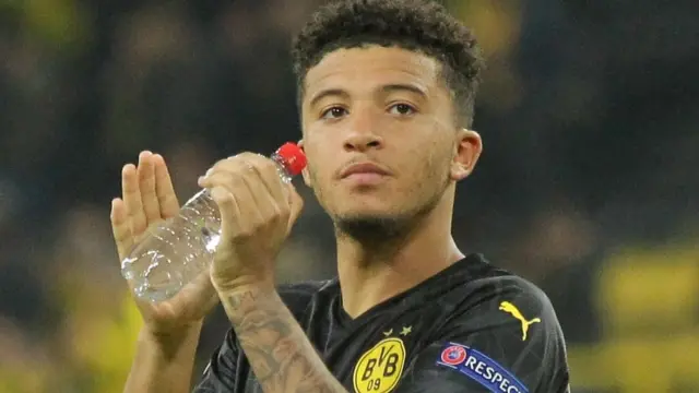 Jadon Sancho of Borussia Dortmund