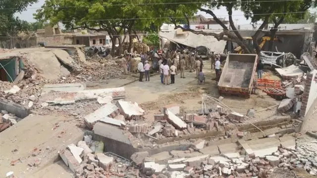 विकास दुबे का घर