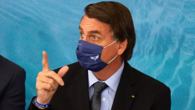 Jair Bolsonaro, presidente de Brasil.