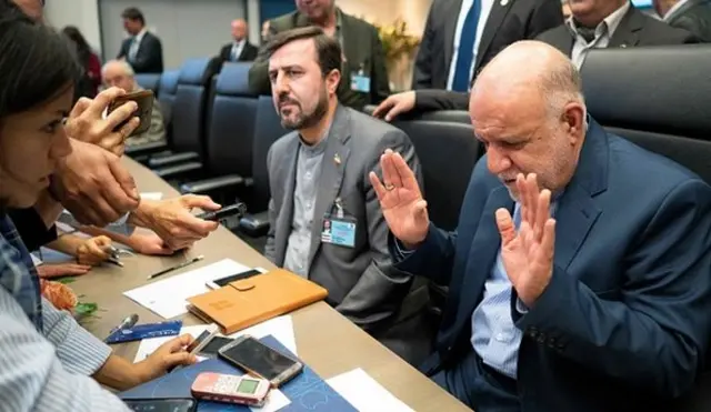 بیژن نامدار زنگنه، وزیر نفت ایران در نشست اوپک