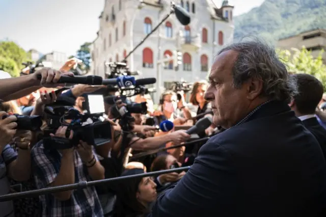 بلاتيني بعد صدور الحكم