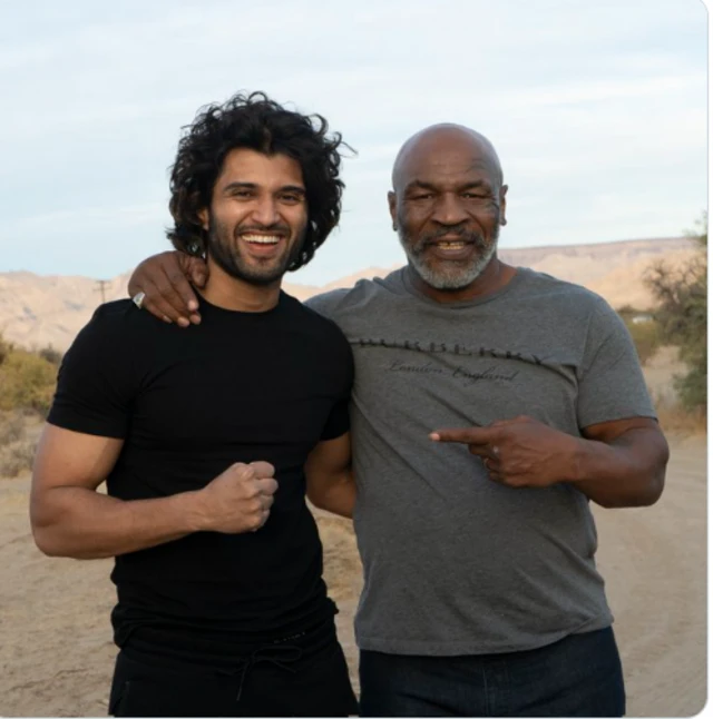 माइक टायसनसोबत विजय देवेरकोंडा