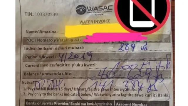 Uyu muturage yavuze ko atajyaga arenza 5,000Frw y'amazi ku kwezi ariko ko mu kwezi kwa kane yishyujwe 100, 754Frw kandi n'amazi akoresha atarahindutse