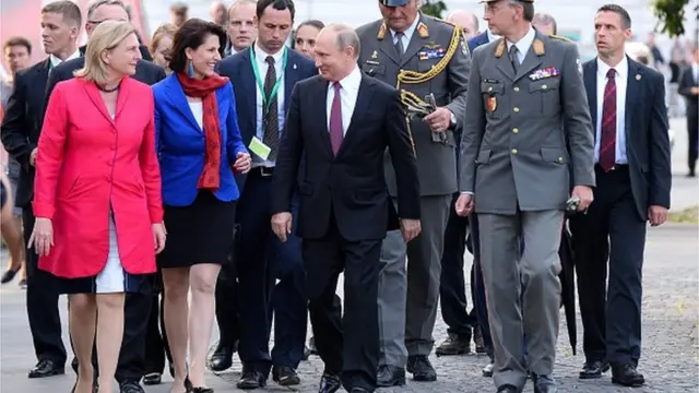 Путін в Австрії