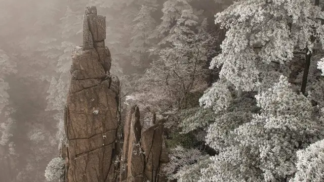 Хуаншань зимой