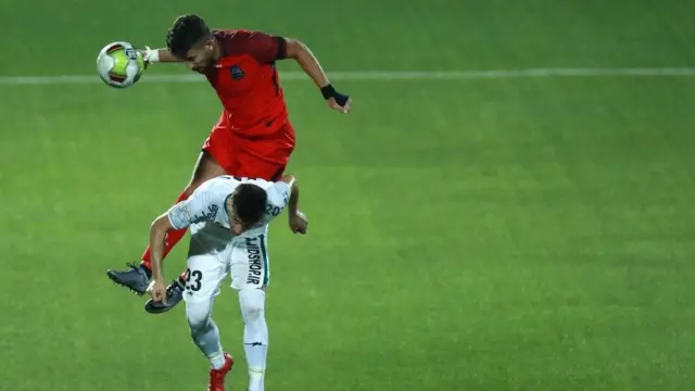 One of the images Parisa Pourtaherian captured at the game