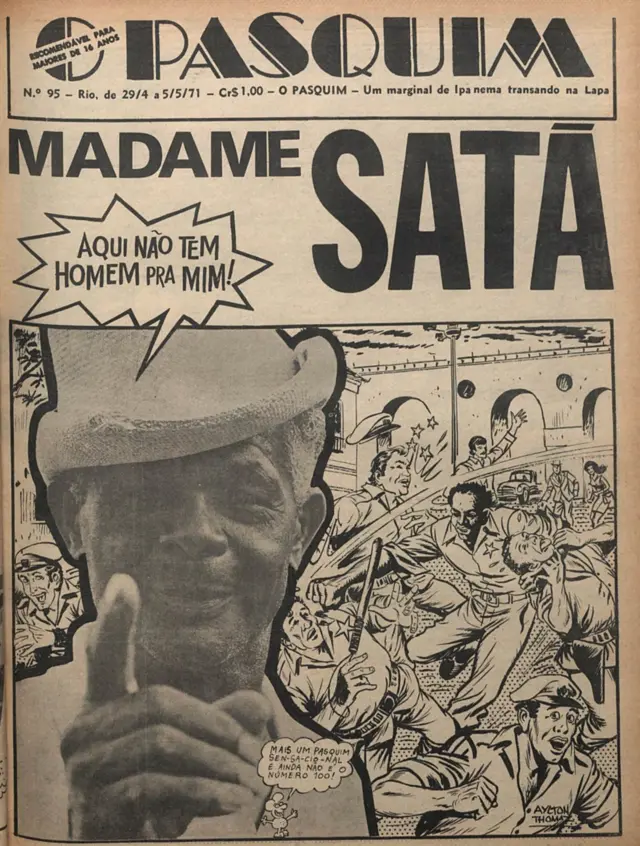 Em 29bwin wettenabrilbwin wetten1971, Madame Satã estampou a capa do Pasquim. A entrevista o transformariabwin wettenícone da contracultura brasileira