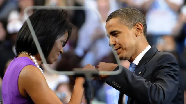 Michelle Obama na Barack Obama