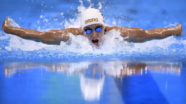 Katinka Hosszu en la final de los 400 metros combinados de Río 2016.