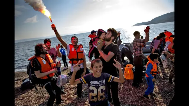 Refugiados en tierra firme