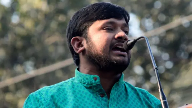 ভারতের বামপন্থী যুব নেতা কানহাইয়া কুমার