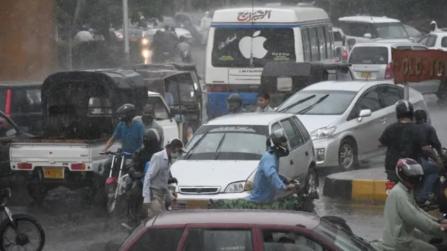 بارش، کراچی