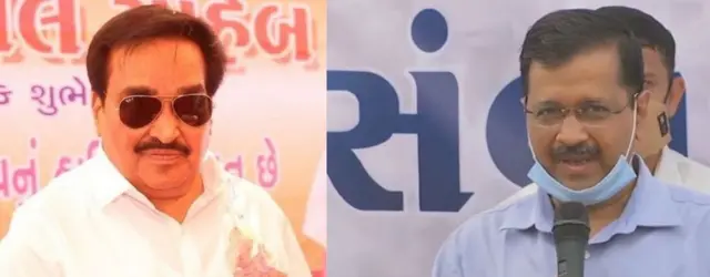 કેજરીવાલ અને સી.આર.પાટીલ
