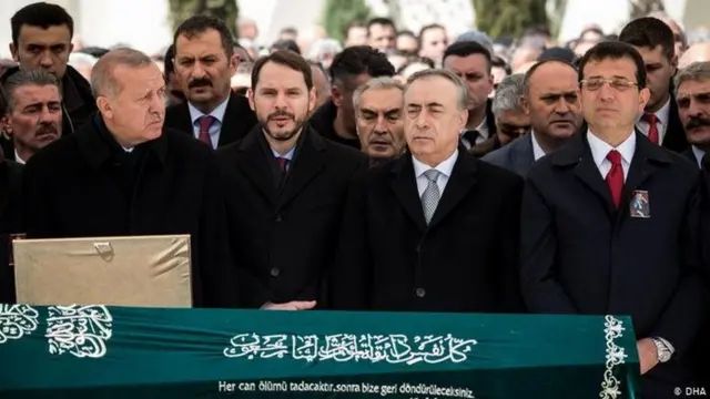 İstanbul Ticaret Odası eski başkanlarından Atalay Şahinoğlu'nun cenaze töreni