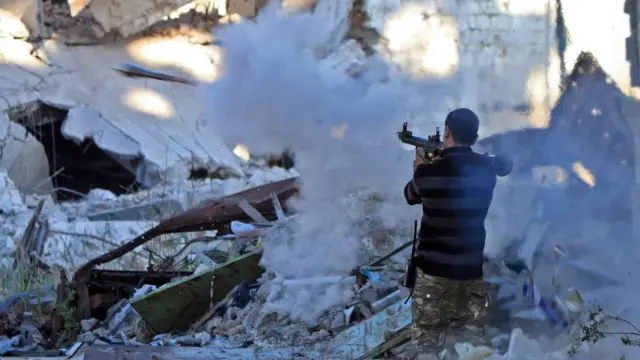 боец Ливийской национальной армии, ноябрь 2017 года