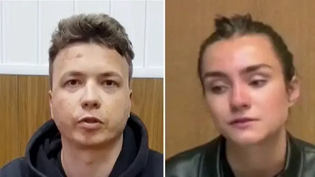 Roman Protasevich na Sofia Sapega