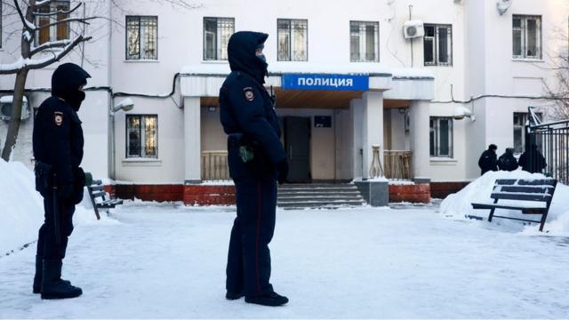 Суд над Навальным проходил в Химкинском отделе полиции