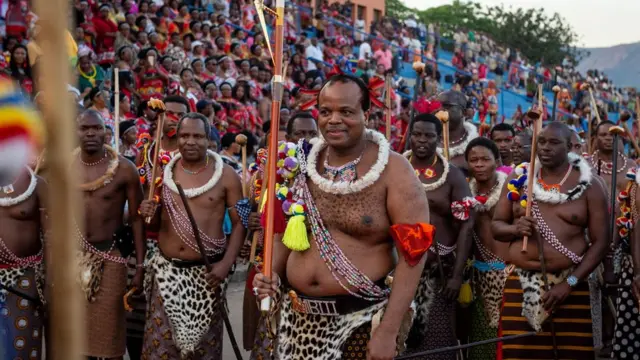 Celebración en Suazilandia, con el rey como protagonista.