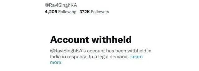 ਰਵੀ ਸਿੰਘ ਖ਼ਾਲਸਾ ਦਾ ਟਵਿੱਟਰ ਅਕਾਊਂਟ