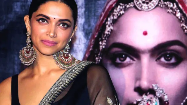 ફિલ્મ પદ્માવતીના પ્રમોશન દરમિયાન દીપિકા પાદૂકોણની તસવીર