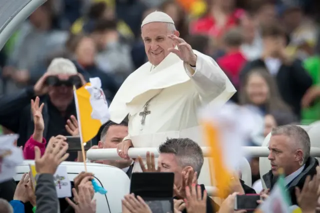 Papa Francisco en Irlanda.