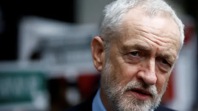 Jeremy Corbyn, líder do Partido Trabalhista.