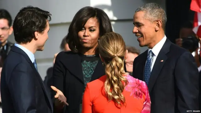 JUSTIN TRUDEU, OBAMA