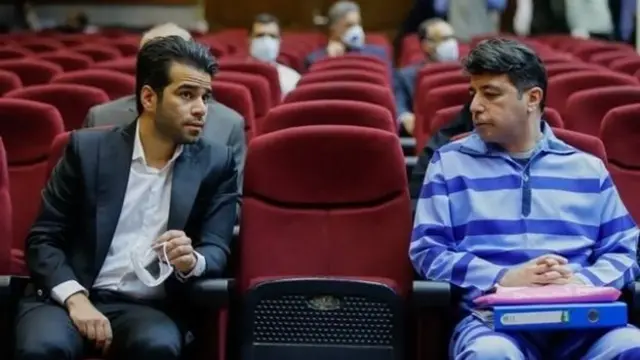 از راست به چپ: مهرداد رستمی و امید اسدبیگی دو مالک هفت تپه که این شرکت را از دولت خریدند