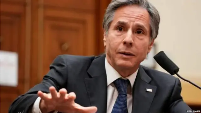 ਅਮਰੀਕਾ ਦੇ ਵਿਦੇਸ਼ ਮੰਤਰੀ ਐਂਟੋਨੀ ਬਲਿੰਕਨ