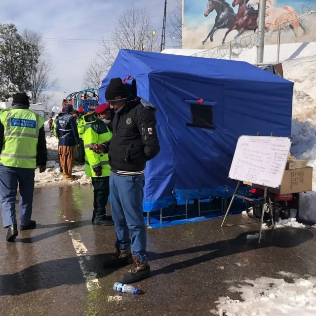 ਪਾਕਿਸਤਾਨ ਵਿੱਚ ਬਰਫ਼ਬਾਰੀ