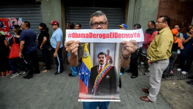 Frimas contra Obama en Venezuela