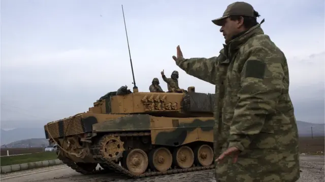 турецкие военные на границе