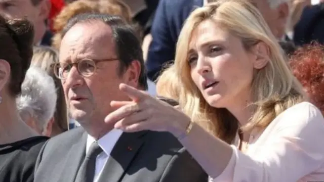 ओलांद आणि त्यांची जोडीदार