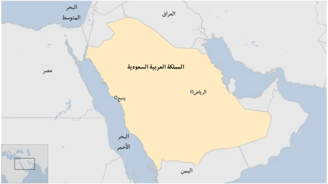 خارطة المملكة العربية السعودية