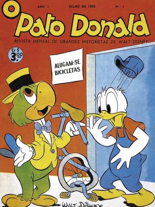 Zé Carioca na revista do Pato Donald