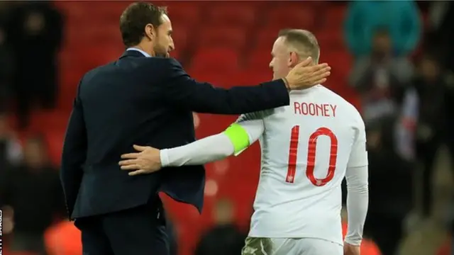 Wayne Rooney na Gareth Southgate