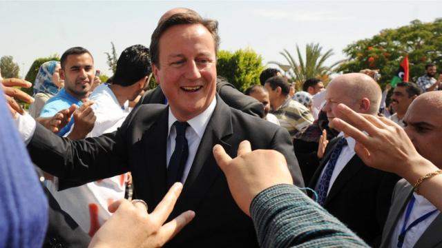 Cameron en Libia