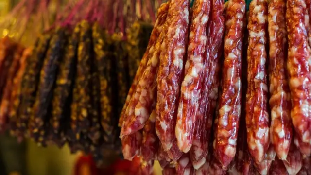 نقانق اللحم في الصين