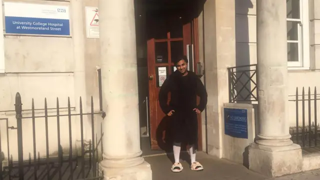 ਅਨਿਕ ਹਸਪਤਾਲ ਦੇ ਬਾਹਰ