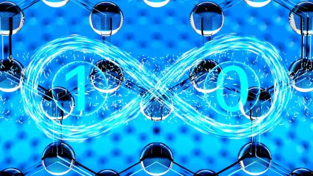 Ilustración de un 1 y 0