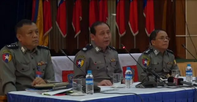 ဗစ်တိုးရီးယားအမှု ရဲတပ်ဖွဲ့ သတင်းစာ ရှင်းလင်းပွဲ